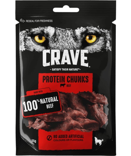 Crave Protein Chunks Beef Image